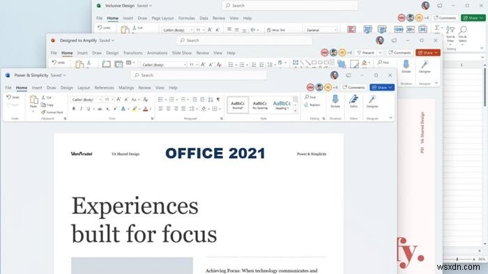 Microsoft Office 2021-এ নতুন বৈশিষ্ট্য 
