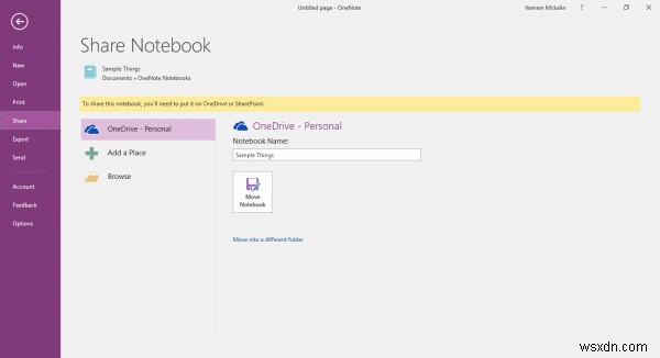 OneNote থেকে OneDrive-এ ফাইলগুলির সিঙ্কিং কীভাবে সক্ষম বা অক্ষম করবেন 