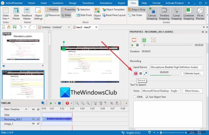 Windows 11/10 এ অডিও বর্ণনা সহ ভিডিও উপস্থাপনা কীভাবে করবেন