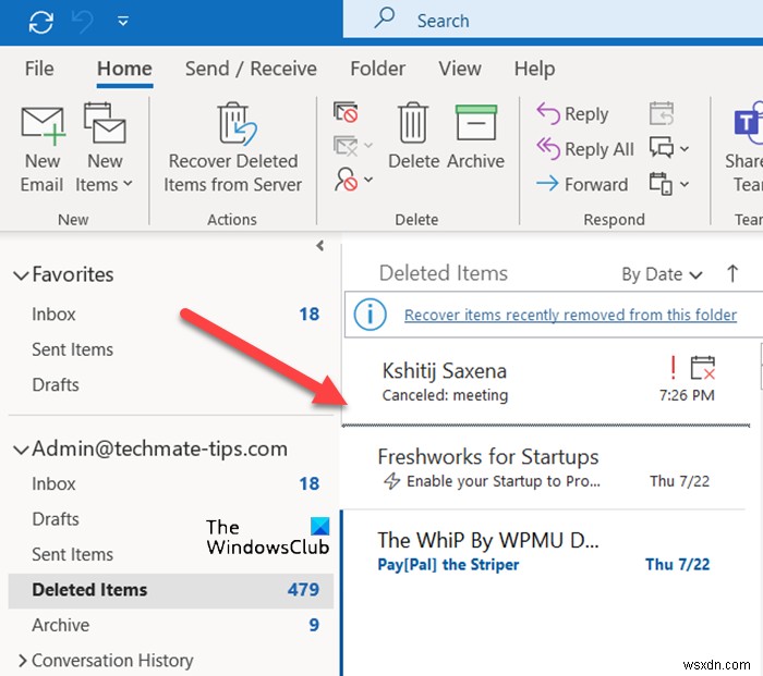 Outlook-এ পূর্বে প্রত্যাখ্যান করা মিটিংয়ের আমন্ত্রণ কীভাবে গ্রহণ করবেন 