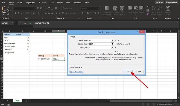 কিভাবে MATCH ফাংশন Microsoft Excel ব্যবহার করবেন 