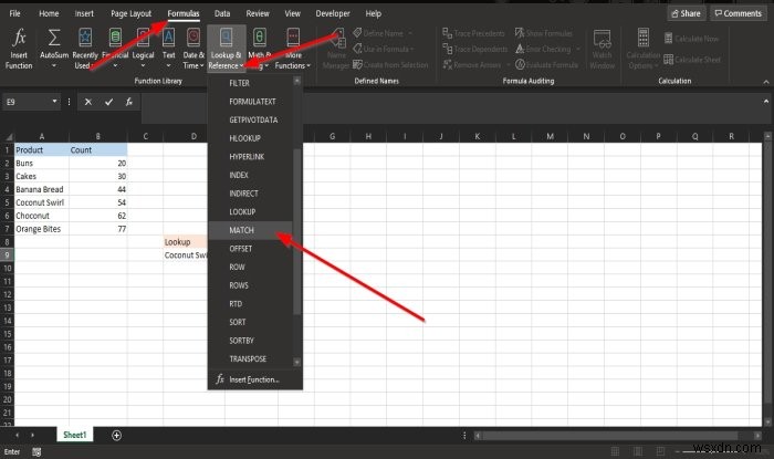 কিভাবে MATCH ফাংশন Microsoft Excel ব্যবহার করবেন 