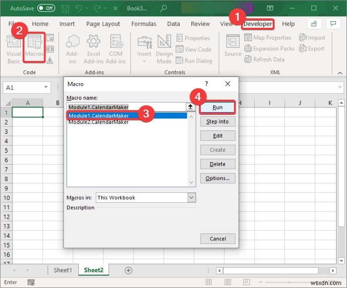 কিভাবে Microsoft Excel এ একটি ক্যালেন্ডার তৈরি করবেন 