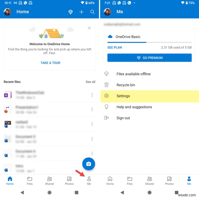 কীভাবে OneDrive নিষ্ক্রিয় করবেন এই দিনে Android এবং iOS-এ বিজ্ঞপ্তিগুলি৷ 