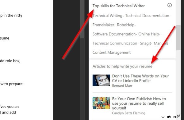 Microsoft Word এ LinkedIn Resume Assistant কিভাবে ব্যবহার করবেন