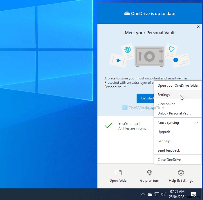 Windows 10 এ যখন সিঙ্ক স্বয়ংক্রিয়ভাবে বিরাম হয়ে যায় তখন OneDrive বিজ্ঞপ্তিগুলি অক্ষম করুন৷ 