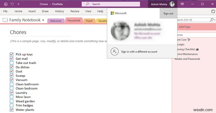 Windows 11/10 এ OneNote সাইন ইন সমস্যার সমাধান করুন