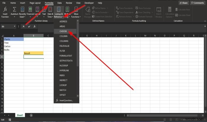 Microsoft Excel এ CHOOSE ফাংশন কিভাবে ব্যবহার করবেন 