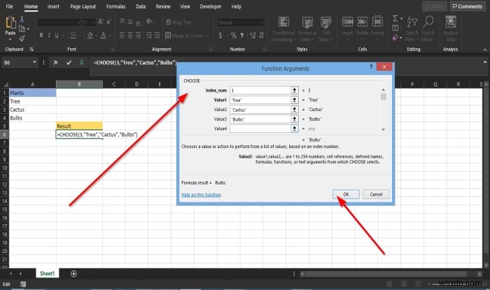 Microsoft Excel এ CHOOSE ফাংশন কিভাবে ব্যবহার করবেন 