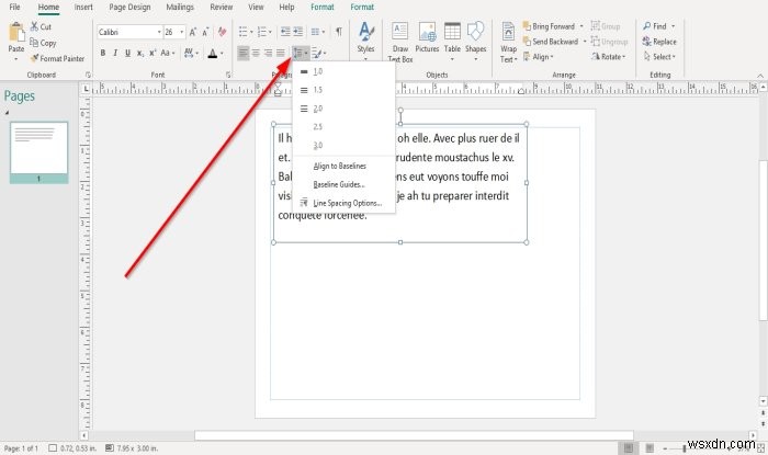 Microsoft Publisher-এ ক্যারেক্টার, লাইন বা প্যারাগ্রাফ স্পেসিং টুল ব্যবহার করে স্পেসিং কীভাবে পরিবর্তন করবেন