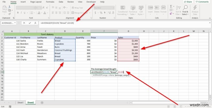 Microsoft Excel এ AVERAGEIF এবং AVERAGEIFS কিভাবে ব্যবহার করবেন 