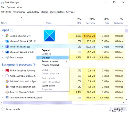 Microsoft টিমের ত্রুটি CAA2000B, আমরা আপনার ডিভাইস নিবন্ধন করতে পারিনি 