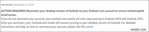 নিরবচ্ছিন্ন ইমেল অ্যাক্সেসের জন্য Outlook.com-এ Outlook পুনরায় সংযোগ করুন 