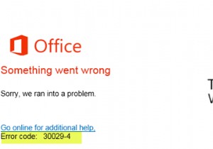 Windows 10-এ Microsoft Office এরর কোড 30029-4, 30029-1011, 30094-1011, 30183-39, 30088-4 ঠিক করুন 