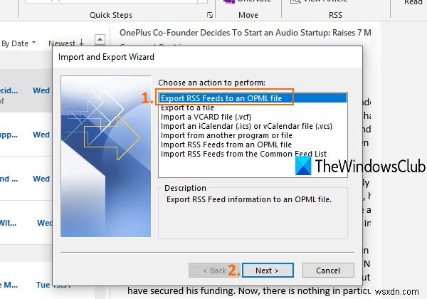 Outlook-এ RSS ফিড সাবস্ক্রিপশনের সংগ্রহ কীভাবে আমদানি বা রপ্তানি করবেন 