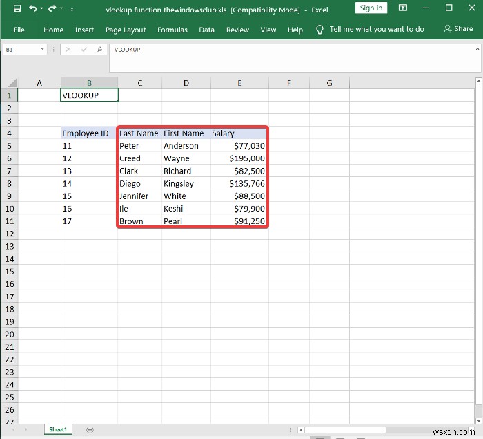 কিভাবে Excel এ VLOOKUP ফাংশন লিখবেন, তৈরি করবেন এবং ব্যবহার করবেন 