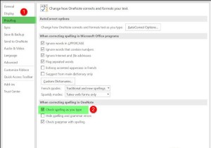 Windows 11/10-এ OneNote-এ বানান চেক কীভাবে অক্ষম করবেন 