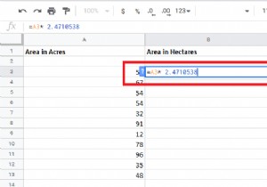 কিভাবে Excel এ হেক্টর এবং একরের মধ্যে কোষ রূপান্তর করতে হয় 