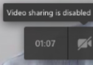 ভিডিও শেয়ারিং মাইক্রোসফ্ট টিমে অ্যাডমিনিস্ট্রেটর দ্বারা অক্ষম করা হয়েছে৷ 