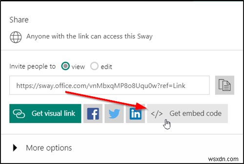 কিভাবে Microsoft Sway-এ সামগ্রী এম্বেড করবেন