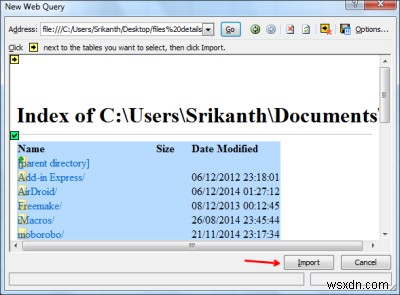 কিভাবে Excel এ একটি ফোল্ডারে ফাইলের তালিকা পাবেন 