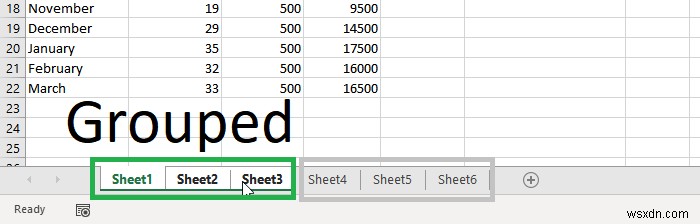 এক্সেলে ওয়ার্কশীটগুলি কীভাবে গ্রুপ করবেন
