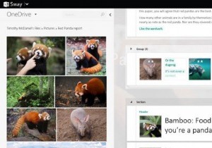 Microsoft Office Sway, বিষয়বস্তু ভাগ করার জন্য একটি নতুন অভিজ্ঞতা 