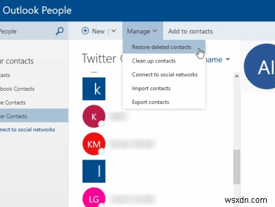 পরিচিতিগুলি পরিচালনা করতে Outlook People ওয়েব অ্যাপ ব্যবহার করার টিপস