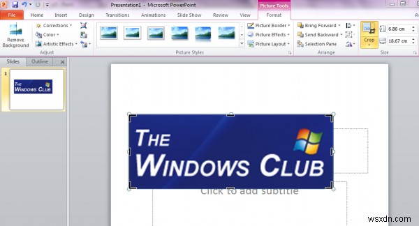 কিভাবে Microsoft PowerPoint ব্যবহার করে ছবি ক্রপ করবেন