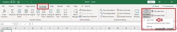 Microsoft Excel সূত্র স্বয়ংক্রিয়ভাবে আপডেট হচ্ছে না