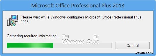 ঠিক করুন:উইন্ডোজ যখন Microsoft Office বার্তা কনফিগার করে তখন অনুগ্রহ করে অপেক্ষা করুন 