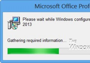 ঠিক করুন:উইন্ডোজ যখন Microsoft Office বার্তা কনফিগার করে তখন অনুগ্রহ করে অপেক্ষা করুন 