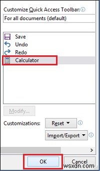 কিভাবে এক্সেল কুইক এক্সেস টুলবারে উইন্ডোজ ক্যালকুলেটর যোগ করবেন 