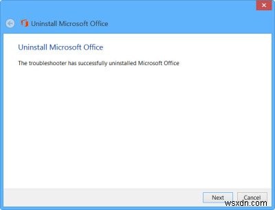 Microsoft Office আনইনস্টলার টুল ব্যবহার করে Microsoft Office বা Office 365 সরান বা আনইনস্টল করুন 