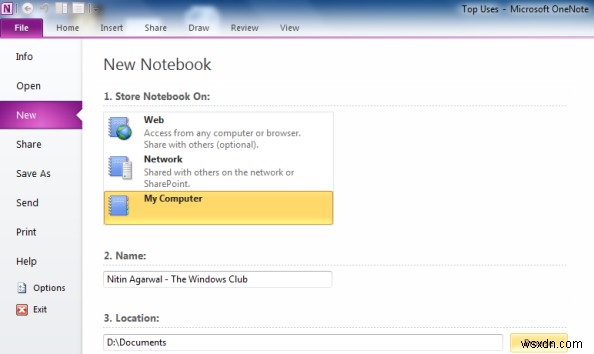 কীভাবে একটি নতুন নোটবুক তৈরি করবেন এবং OneNote-এ পৃষ্ঠাগুলি যুক্ত করবেন