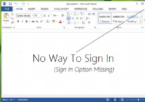 মাইক্রোসফ্ট অফিসে সাইন ইন বৈশিষ্ট্য নিষ্ক্রিয়? এখানে ঠিক আছে! 