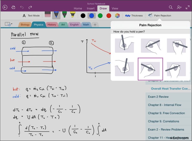 আইপ্যাডে OneNote-এর হাতের লেখা এবং OCR বৈশিষ্ট্যগুলি কীভাবে ব্যবহার করবেন