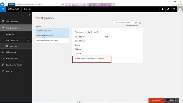 Microsoft School Data Sync:অনলাইন ক্লাসরুম অটোমেশন সমাধান বৈশিষ্ট্য