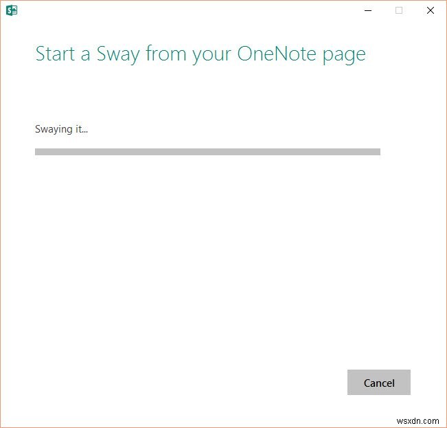 OneNote-এর জন্য Send to Sway অ্যাড-ইন সহ Sway-এ আপনার সামগ্রী পাঠান 