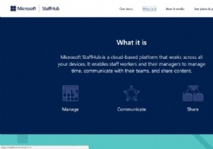 Microsoft StaffHub আপনাকে বিষয়বস্তু পরিচালনা, যোগাযোগ এবং শেয়ার করতে দেয় 