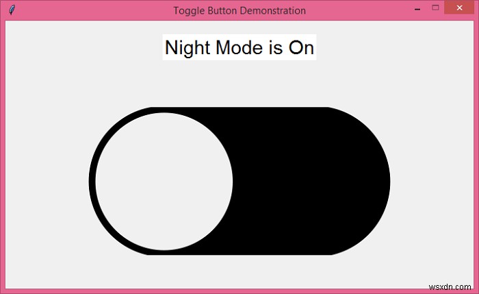 কিভাবে একটি Tkinter টগল বোতাম তৈরি করবেন? 