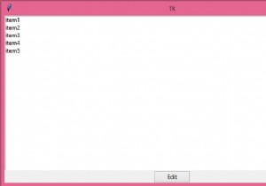 আমি কিভাবে Tkinter Listbox আইটেমের পাঠ্য পরিবর্তন করতে পারি? 