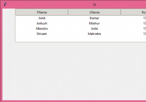 Tkinter এ একটি টেবিলে ডেটা দেখানোর সেরা উপায় কি? 