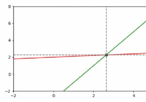 আমি কিভাবে Matplotlib এ দুটি লাইন সেগমেন্টের ছেদ খুঁজে পাব? 