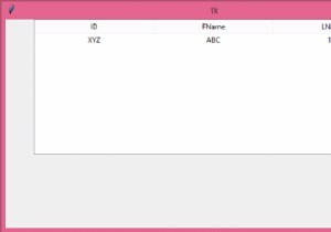 Tkinter-এ এক্সেলের মতো টেবিলের জন্য আপনি কোন উইজেট ব্যবহার করেন? 