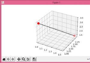 Python এবং Matplotlib-এ একটি 3D স্ক্যাটার প্লটে দুটি পয়েন্ট সংযুক্ত করা হচ্ছে 