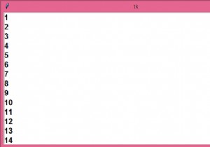 Tkinter ব্যবহার করে একটি গ্রিডের মধ্যে স্ক্রোলযোগ্য তালিকাবাক্স তৈরি করা 