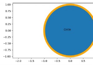 Matplotlib-এ একটি প্রান্তরঙ সহ একটি বৃত্ত প্লট করুন 