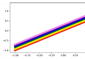 Matplotlib ব্যবহার করে রংধনুর মতো একটি বহু রঙের লাইন কীভাবে প্লট করবেন? 