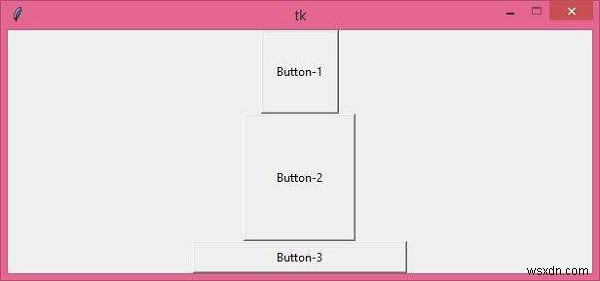 আমি কিভাবে Python Tkinter এ বোতামের আকার পরিবর্তন করব? 